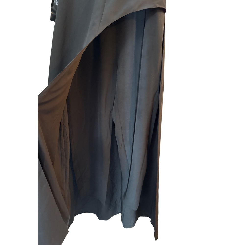 Kay Unger New York Black Walk-Thru Jumpsuit Skirt Overlay Formal 12 5545011 - Picture 4 of 11